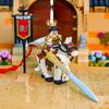 Building Block Man Figurine Three Kingdoms Zhuge Liang Armor Version Lu Bu Children's Assembly Toy Boy Holiday Gift Collection