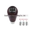 Universal 5/6-Speed Gear Shift Knob, Imitation Wood Grain Gear Stick Head for Car Modification