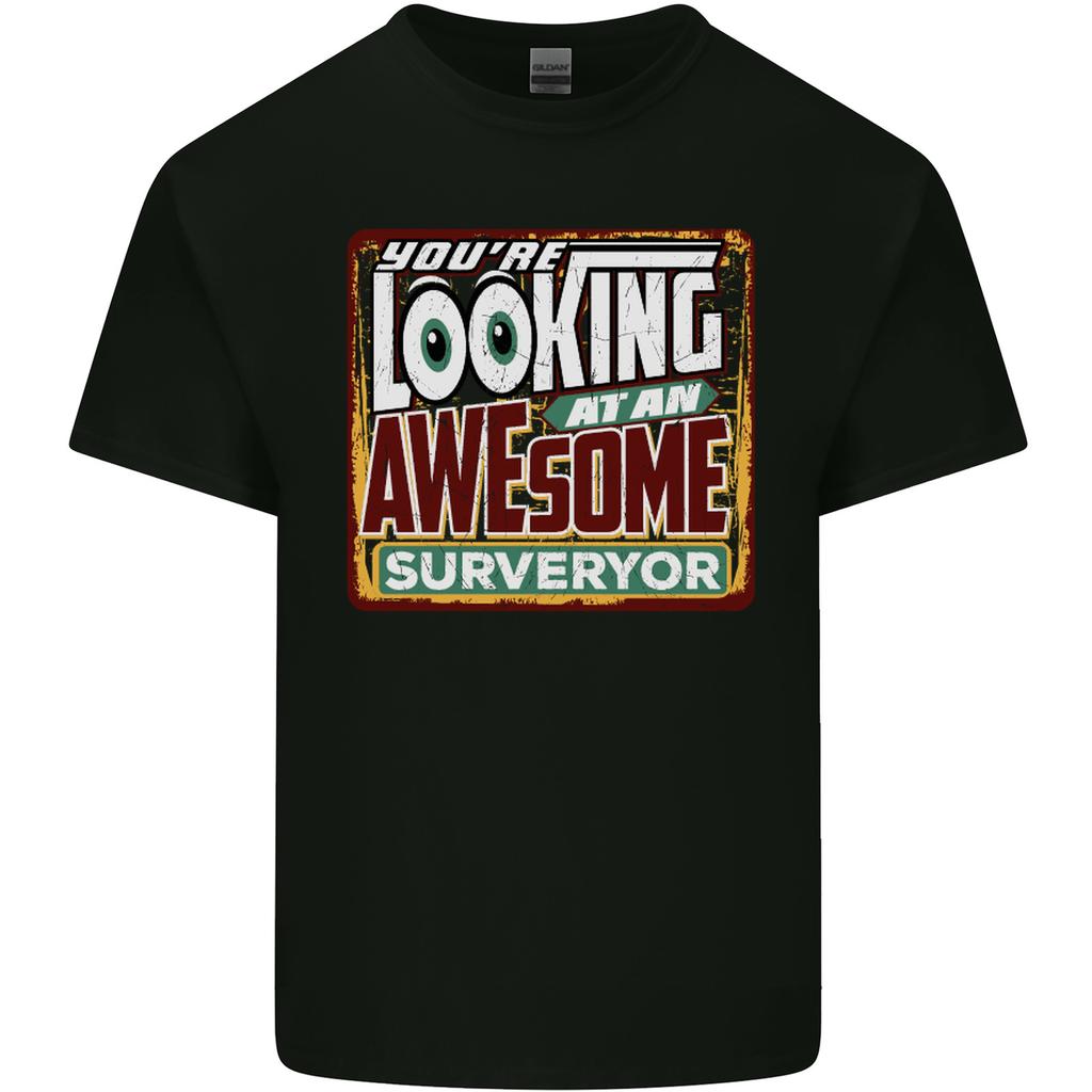Youre Looking At an Awesome Surveyor Unisexs Light Cotton TShirt