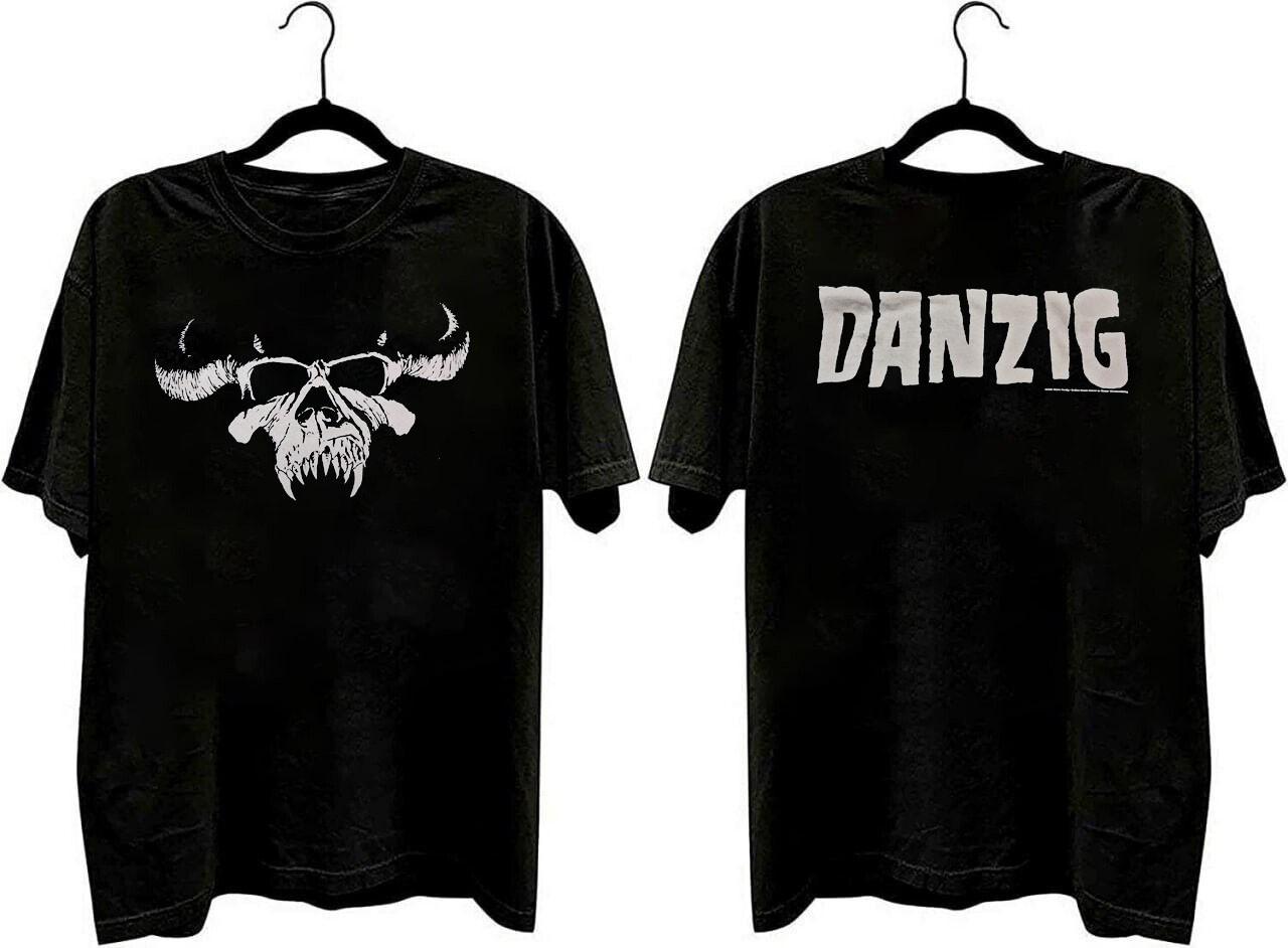 Vintage 2 sided Danzig band black short sleeve tee shirt QT4474 Unisex T-Shirt S