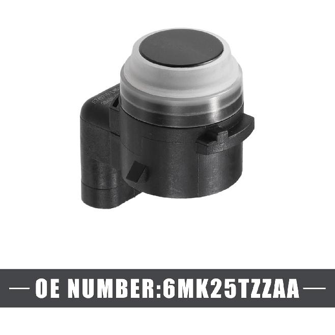 Reverse Parking Assist Sensor Car Bumper Assist Sensor No.6MK25TZZAA/LR081449 for Jeep Wrangler 2020-2024 Plastic Black