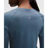 Lululemon Swiftly Tech Long Sleeve Shirt 2.0  Waist Length Steel Blue Steel Blue