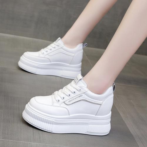

Модные кроссовки для скейтборда, осенние классические кроссовки из искусственной кожи, женские белые туфли, повседневная обувь для молодых девушек, женские кроссовки, брендовая женская обувь 40 белый