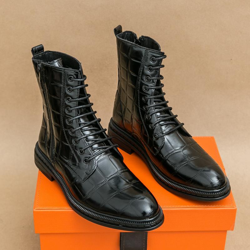 

Классические мужские ботинки челси черного и коричневого цвета, мужские ботинки на шнуровке для бизнеса и офиса, брендовые ботинки, рыцарские ботинки, размеры 38-45, мужские ботинки 45 чёрный