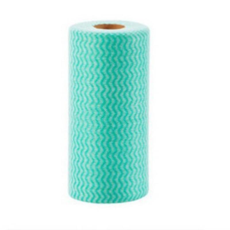 Netkaná textilie Jednorázová čisticí utěrka Vlnitá netkaná textilie Jednorázová utěrka na mytí nádobí