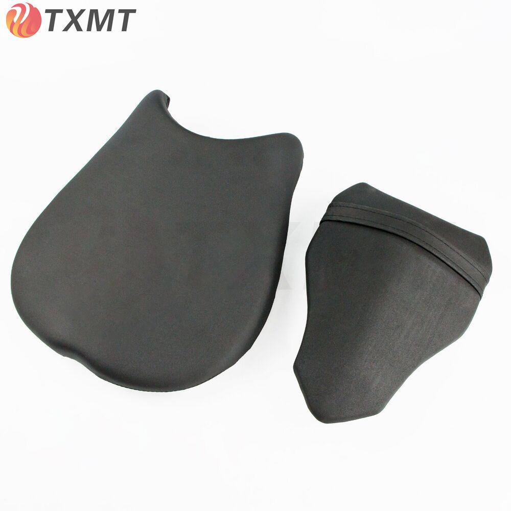 Ducati 848/1098/1198 (07-11) Front & Rear Motorcycle Seats with Front Seat Bag and Leather Rear Seat