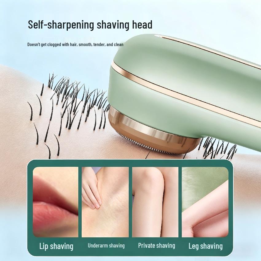 Women's Electric Shaver & Detachable Body Trimmer for Dry/Wet Use - Underarms, Private Parts & Epilator