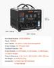 Transformador Convertidor de Voltaje Automático, 5000VA, Transformador de Potencia Elevador/Reductor de Servicio Pesado, 110V a 220V y 220V a 110V, con 3 Tomas de EE. UU., 3 Tomas de UE,