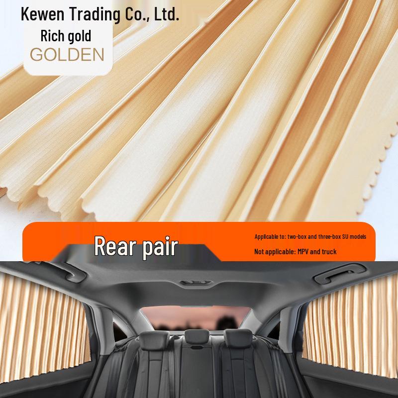 Universal Magnetic Car Side Window Sunshade Curtains for Heat Insulation and Sun Protection