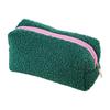 Fashionable Plush Cosmetic Pouch Portable Women's Cosmetic Organizer Clutch Storage Bag Lightweight Travel Makeup Bag