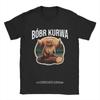 Heren Bober Kurwa Bobr T-shirts Bever Pools 100% Katoen Kleding Gek Korte Mouw Ronde Hals T-shirts Grote Maten T-shirt