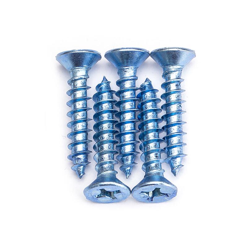 Carbon Steel Blue-White Zinc Self-Tapping Screws