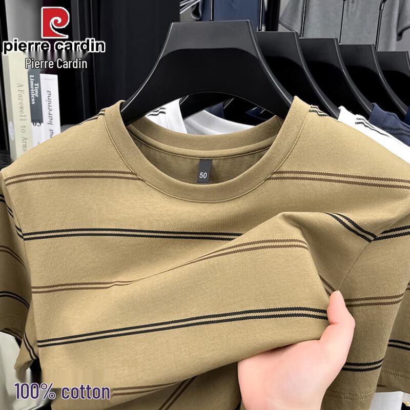 Pierre Cardin Men s Cotton Round Neck Short Sleeve T-Shirt 54