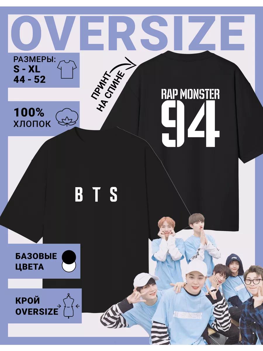 

Свободная футболка с принтом BTS - BTS - Rap Monster 94 3XL