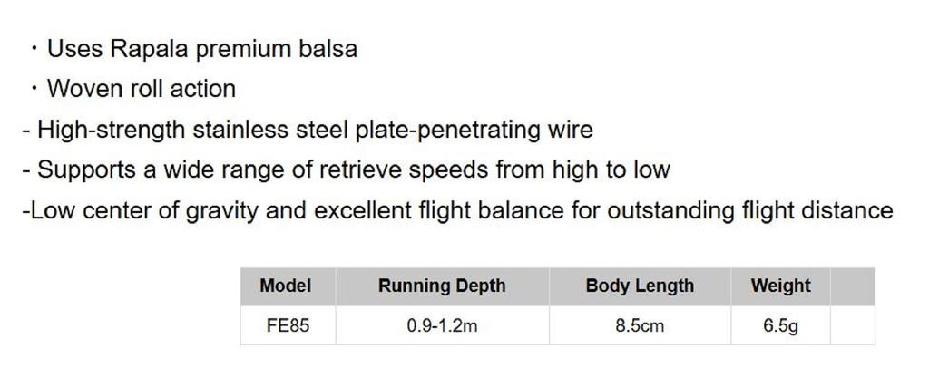 Rapala Floater Elite Floating Lure FE85/GDFT (9671)