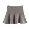 Autumn European & American Style Knit Jacket with Mini Skirt Set