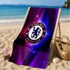 Football Club Emblem Lion Beach Towel, Microfiber Beach Towel, Perfect For Pool, Beach, Travel, Home Decor Beach Party Fan Gifts