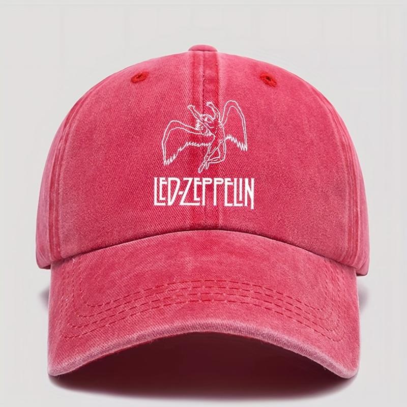 

LEDZEPPEUN Модная Бейсболка с принтом Ретро Кепка Папы Для улицы Повседневная Солнцезащитная Кепка Подходит для Любого Сезона One Size