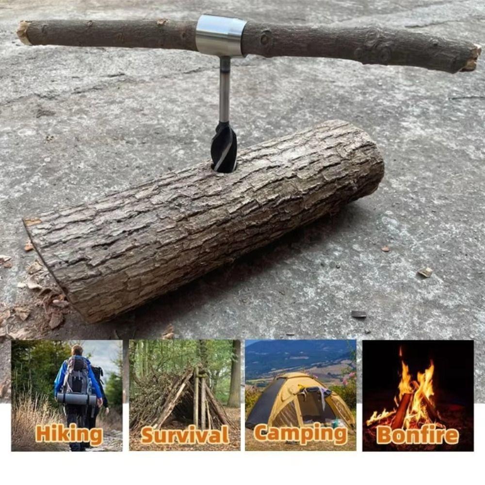 High Torque Auger Drill Bits Durable Construction Self-Tapping Drill Bits Wood Drill Core Portable Design Manual Operation