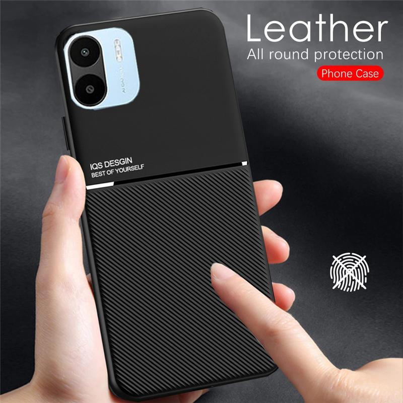 For Xiaomi Phone Redmi Case A1 Matte Leather Soft Silicone Phone Cases On For Xiaomi Redmi A1 A 1 Redmia1 Shockproof Car Holder Cover Shell Coque