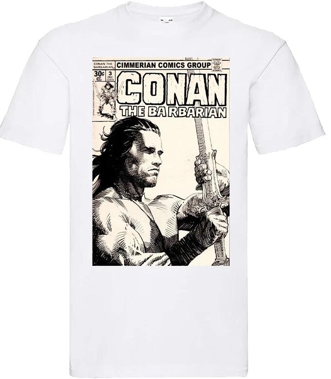 film movie retro horror halloween birthday t shirt for Conan the barbarian fans M
