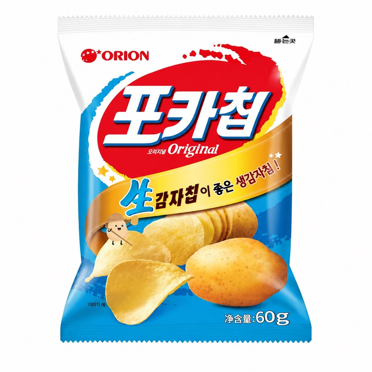 Картофельные чипсы Orion Original-Cut 60 г Original‑Cut Potato Chips
