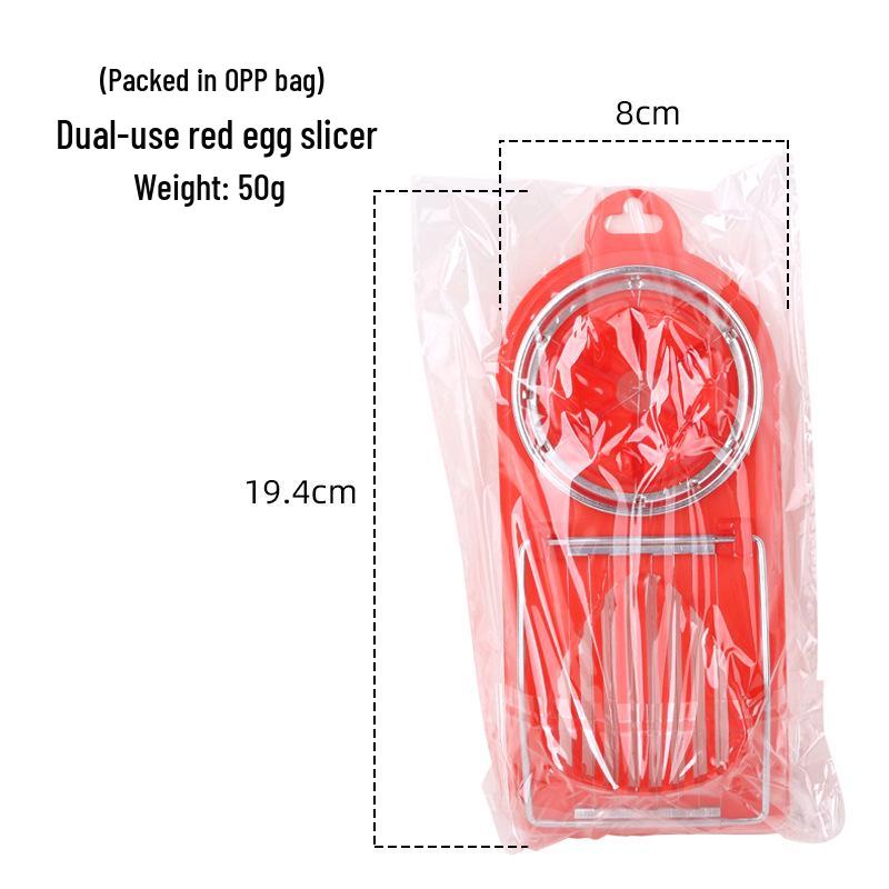 Multi-Petal Egg Slicer & Divider: Cut Flower Style for Songhua Eggs