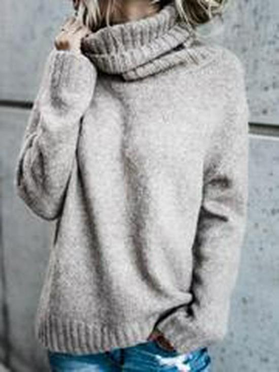 Women's 2018 Autumn Winter Knitwear: Round Neck Backless Cross Sweater for Office Commuting