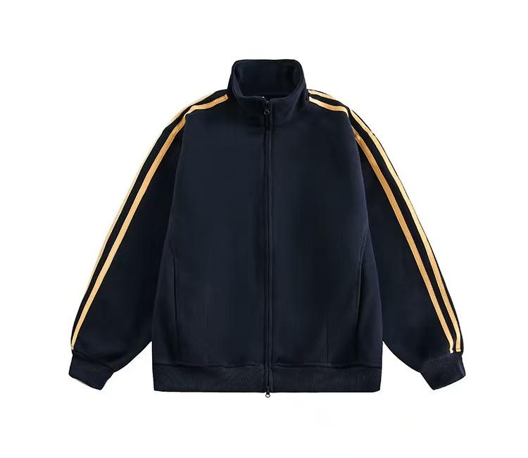 Herren Kapuzenjacke mit Reißverschluss und Stehkragen - Lässige Trendige High Street Sportjacke