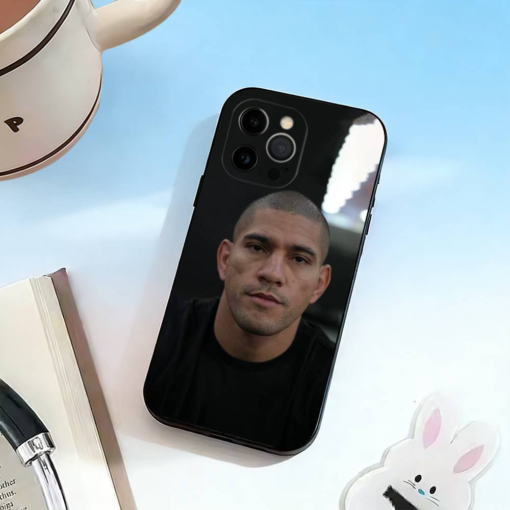 D-Fighting Pereira Alex Phone Case For iPhone 17,16,15,14,13,12,11 Plus,Pro Max,XS,Soft Silicone Black Cover