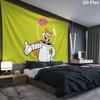 SpongeBob Cartoon Wall tapestry, aesthetic printed fabric blanket, suitable for bedroom, living room, and home decor.