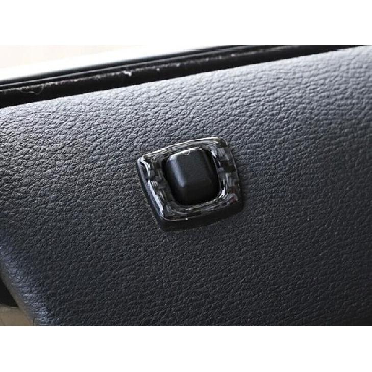 Real Carbon Fiber For BMW X3 E83 2006-2010 Inner Door Bolt Lock Down Ring Frame