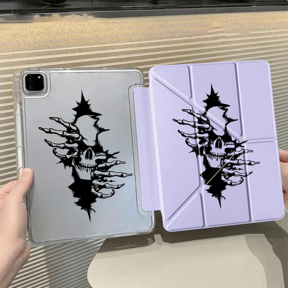 Creative Crack Skeleton Tablet Case For iPad Air 4 5 M3 M2 1 2 M4 11inch Mini 6 7 Pro 11th 10th 9th 8th 7th 12.9inch Pro 2025