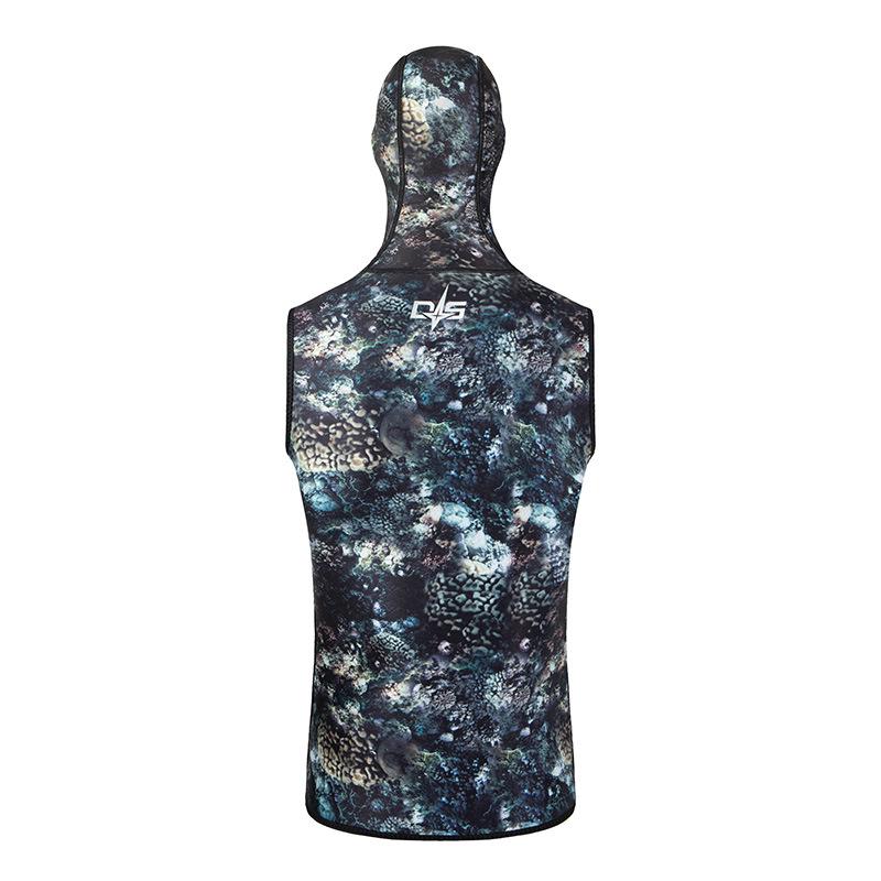 3mm Hooded Sleeveless Wetsuit Vest for Cold Water Surfing & Diving