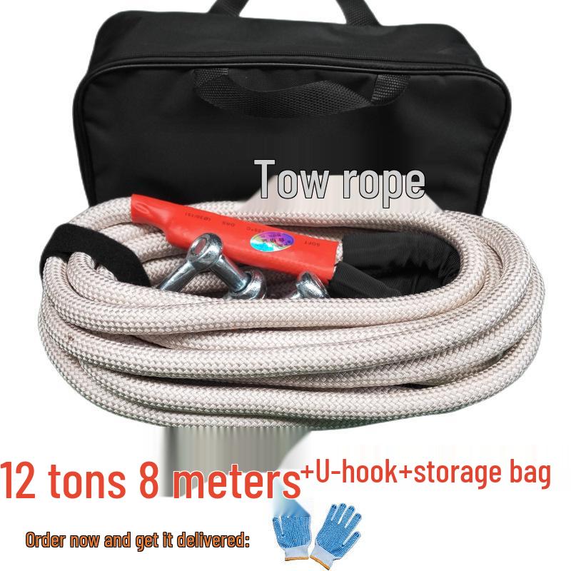 

Міцний позашляховий буксирувальний трос для малих автомобілів - Зносостійкий та міцний