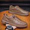 Leather Shoes Men's 2025 New British Style Casual Business Dress Low-top Board Shoes Classic Versatile Trend Shoes