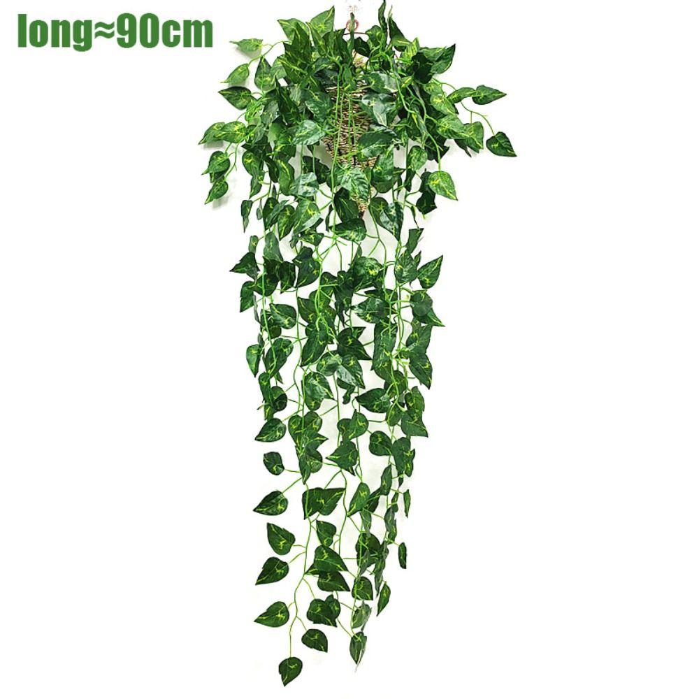 

Balcony Ivy Vine Silk Leaf Home Decor Fake Flowers Artificial Vine Artificial Plant Green Plant B