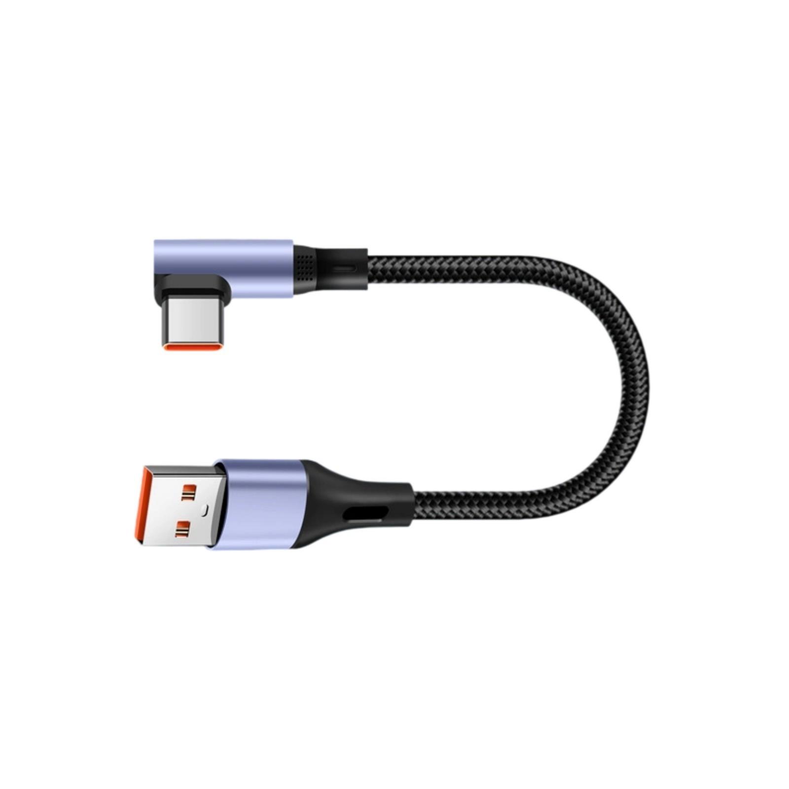 

15/30cm Long USB to Type C Charging Cable Short Fast Data Cord Wire Stable Data Transfer Wide Device Compatibility