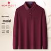 Polo Manches Longues Homme Automne Mélange Modal MONTAGUT