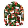 Spring And Autumn Men's Standing Collar Sweatshirt Is Outdoor Casual Christmas Printed Sweaters Tops
