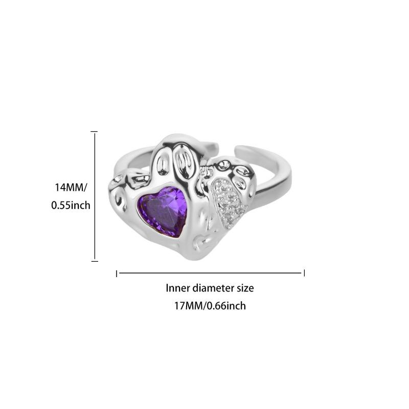 

Light luxury high-end cold wind diamond zircon ring female cross flower butterfly design sense niche design ring