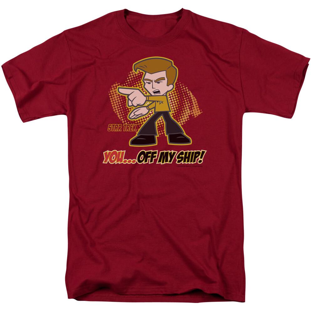 Star Trek Quogs Off My Ship T-Shirt S