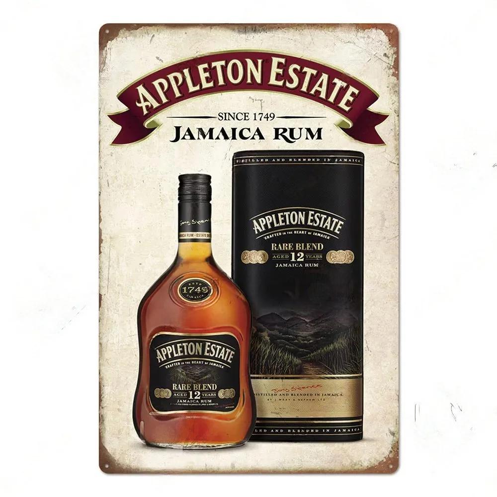 Vintage Metal Sign Rum Brand Retro Tin Sign Captain Morgan Funny Poster Decor for Bar Pub Club,Man Cave Wall Art Decoration