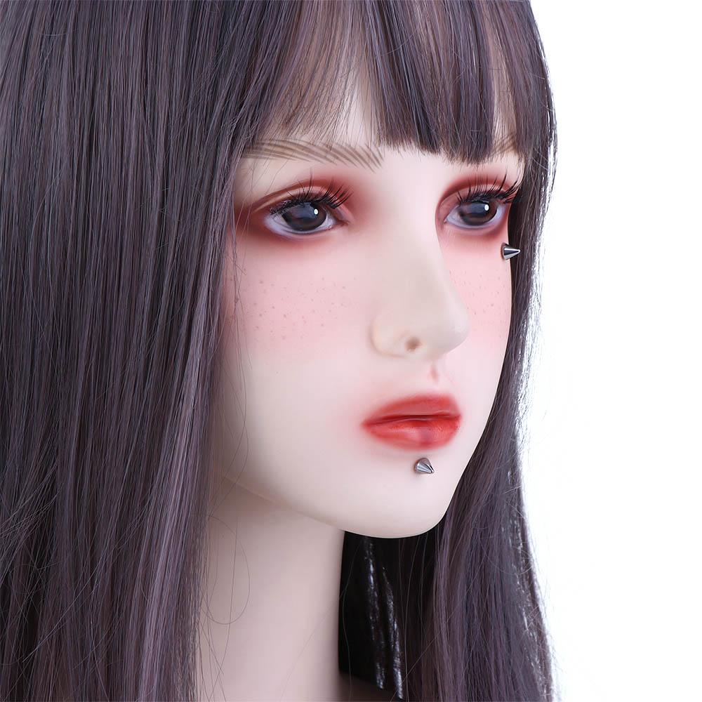 Men With Sticker For Women Ball Nose Ring No Piercing Jewelry Fake Lip Stud Eyebrow Stud Set