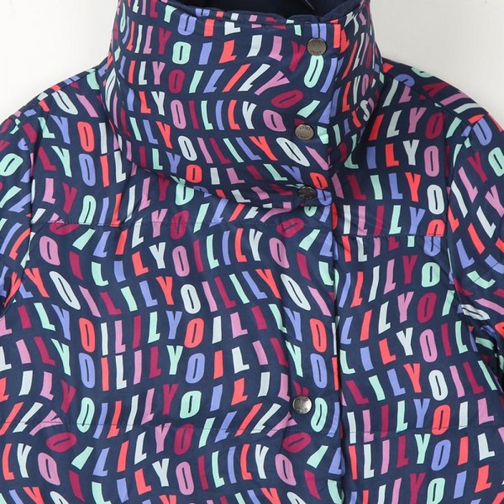 Oilily Reversible Pattern Down Jumper  Owdfajp006 