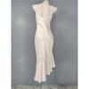 Foreign Trade Order Lu's Summer Simple White Sling Fishtail Slimming Personality Elegant Casual Date Summer Dress