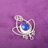 Lapis Lazuli Pendant Handmade Gemstone Jewelry, 925 Solid Sterling Silver Pendant ,Unique Design Jewelry Pendant