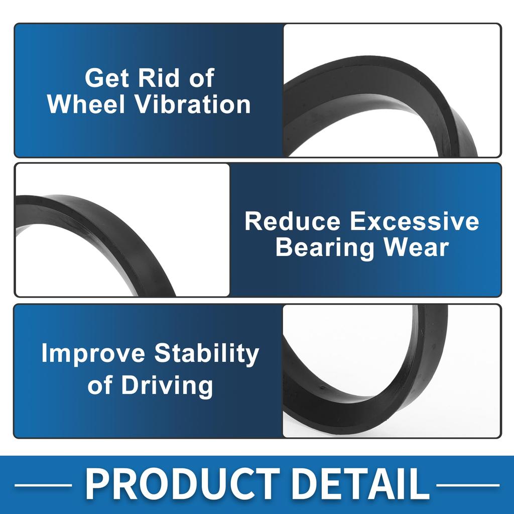A ABSOPRO Wheel Hub Centric Ring Durable OD 64.1mm To ID 54.1mm Wheel Center