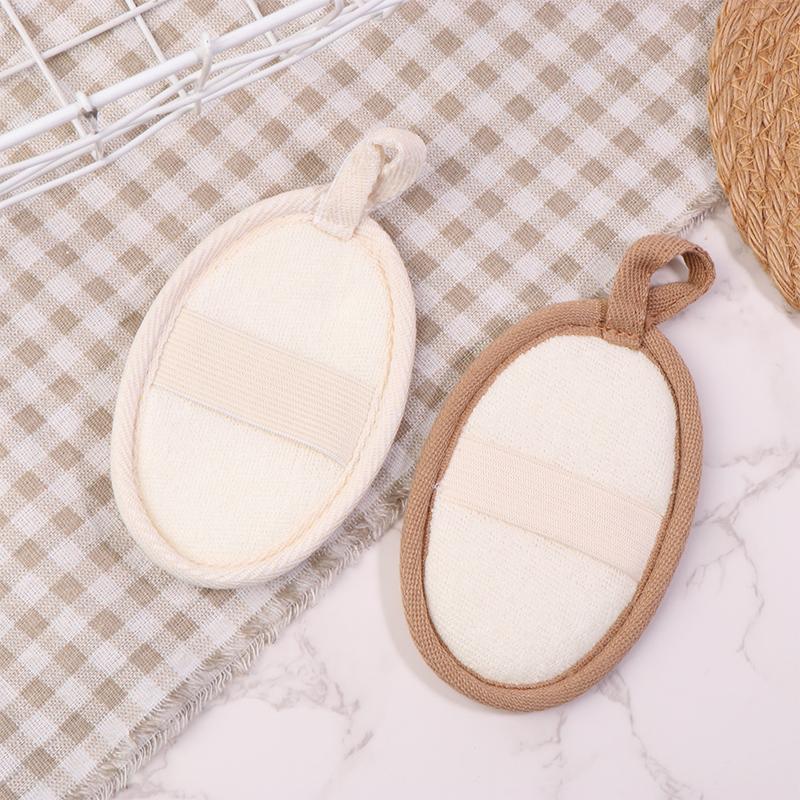 Přírodní lufa na tělo koupelová exfoliační houba měkký sprchový kartáč čisticí podložka exfoliační sprchová houba nástroj pro péči o pokožku těla