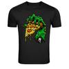 Zombie Hand Monster with Pizza Graphic T-Shirt